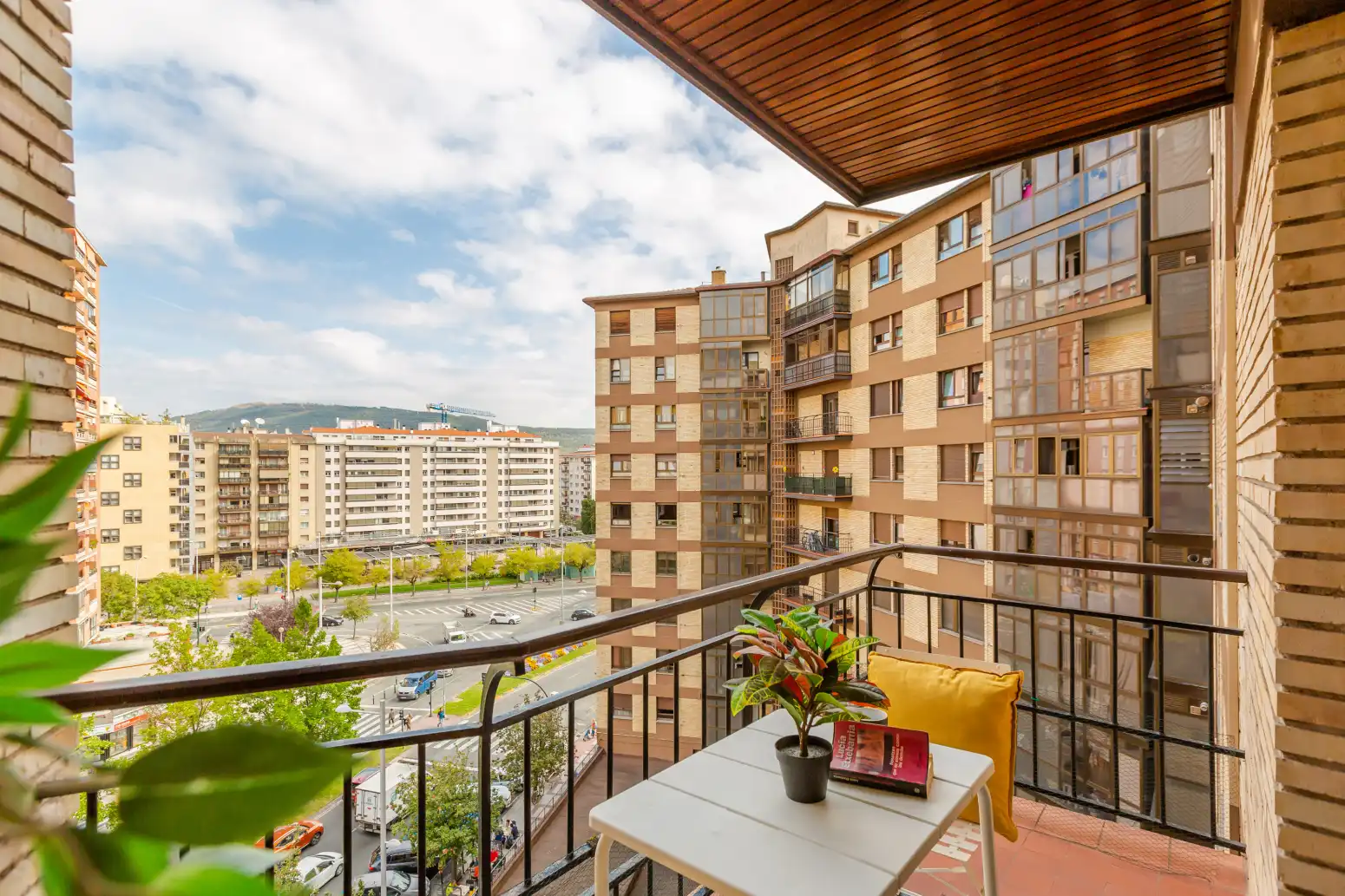Balcony of Flat for sale in  Pamplona / Iruña  with Heating, Parquet flooring and Terrace