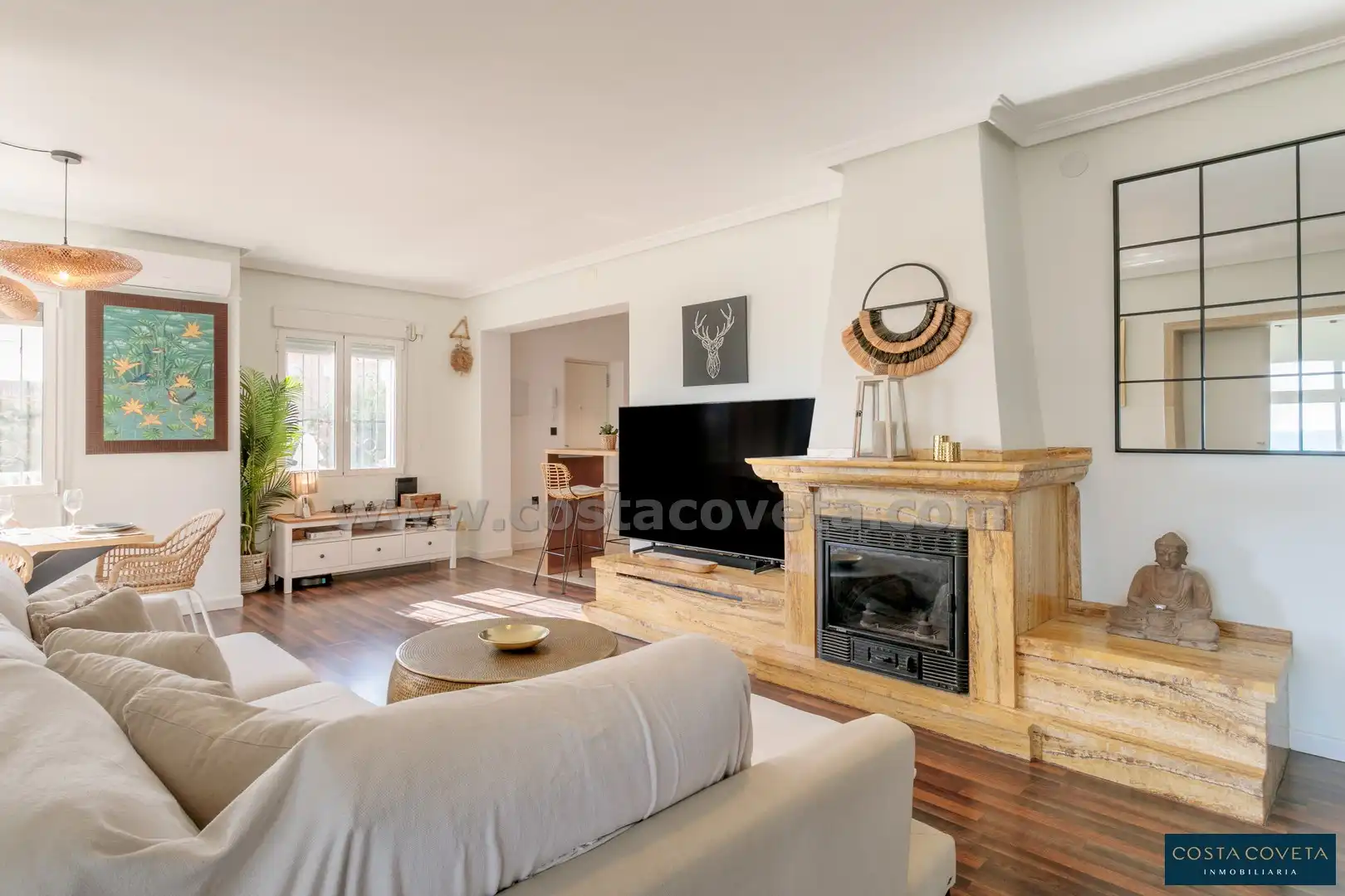 Living room of Houses for sale in El Campello  with Air Conditioner, Private garden and Terrace