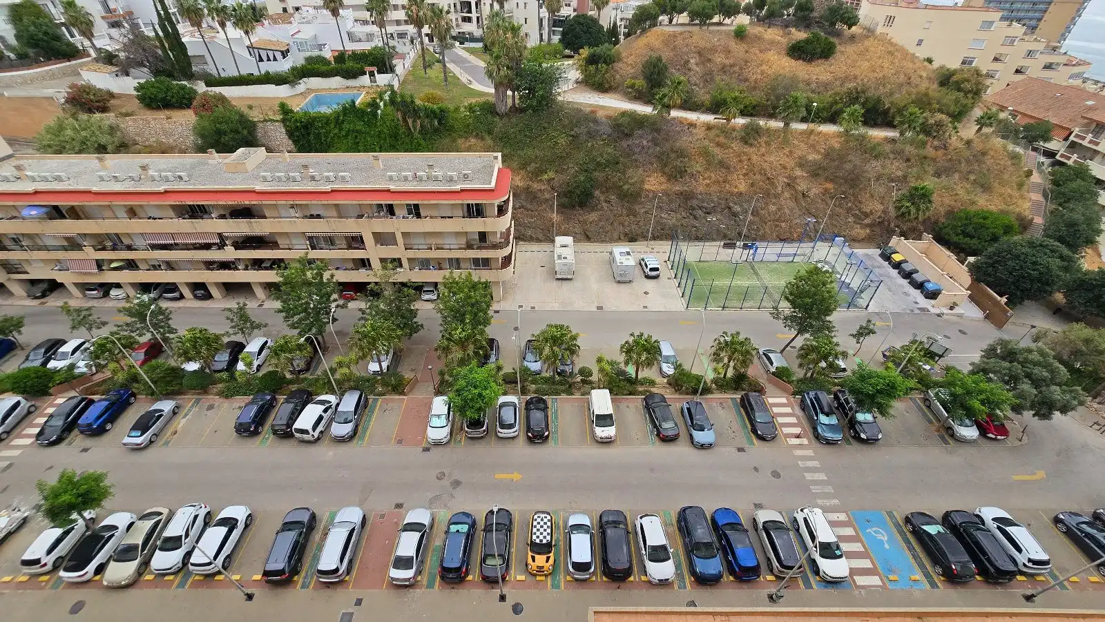 Parking of Flat for sale in Benalmádena  with Air Conditioner, Heating and Swimming Pool