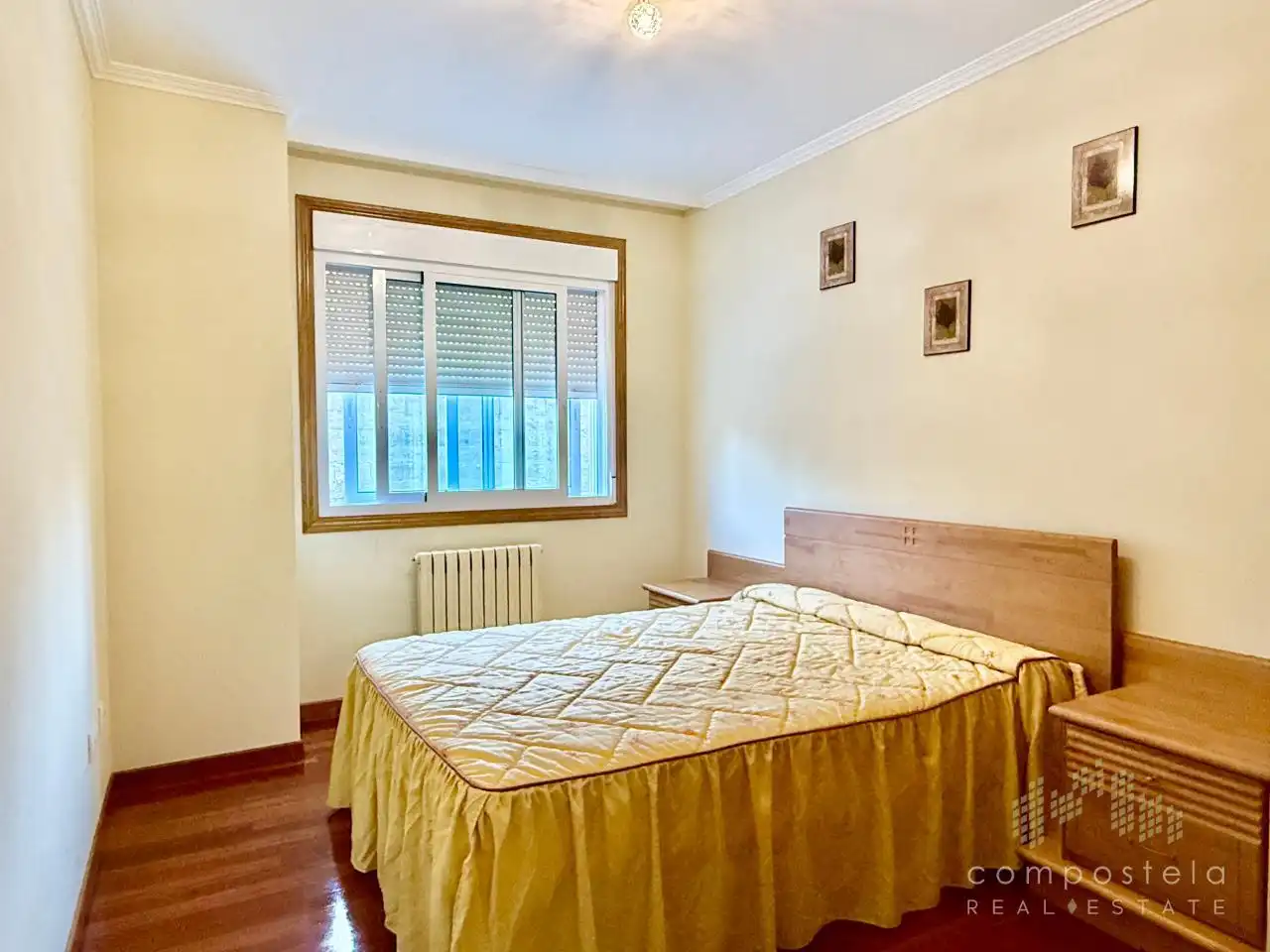 Schlafzimmer von Wohnung zur Miete in Vilagarcía de Arousa mit Heizung, Parkett und Terrasse
