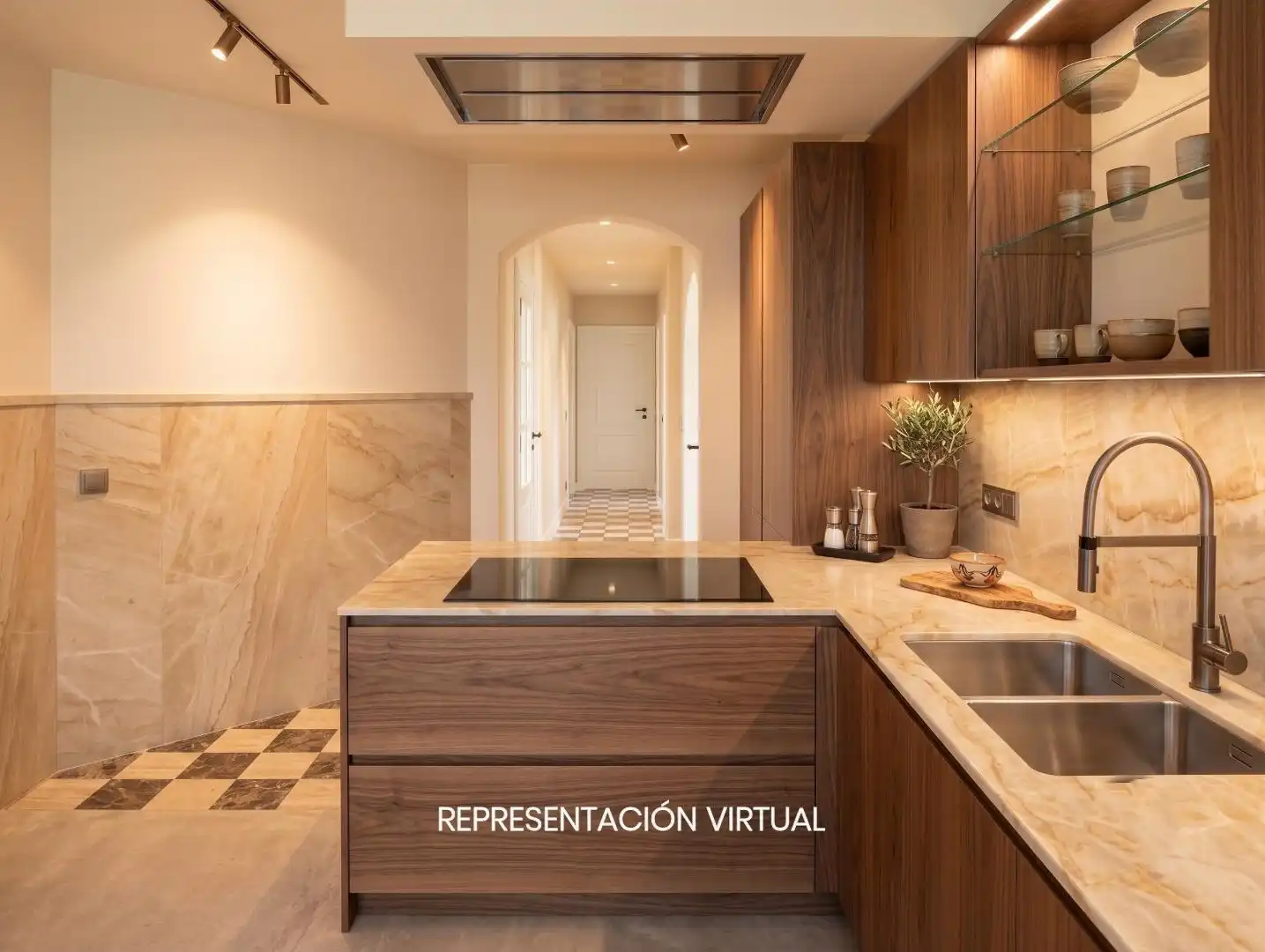 Kitchen of Detached homes for sale in Galapagar  with Air Conditioner, Heating and Private garden