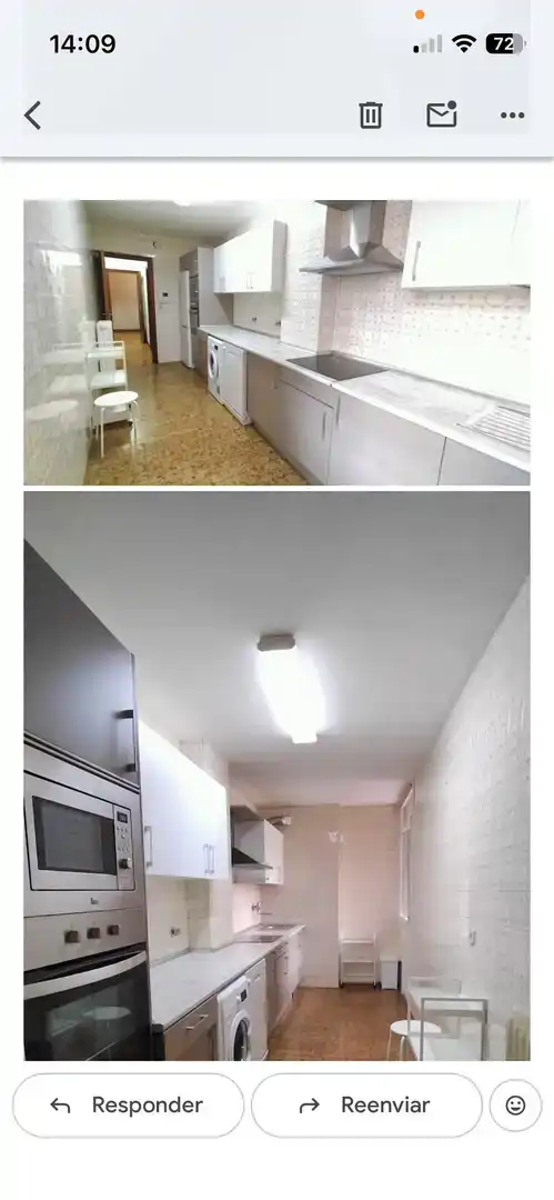 Kitchen of Flat for rent in  Pamplona / Iruña  with Balcony