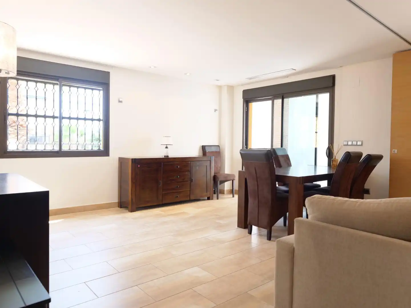 Comedor de Apartamento en venta en Guardamar del Segura con Aire acondicionado, Jardín privado y Terraza