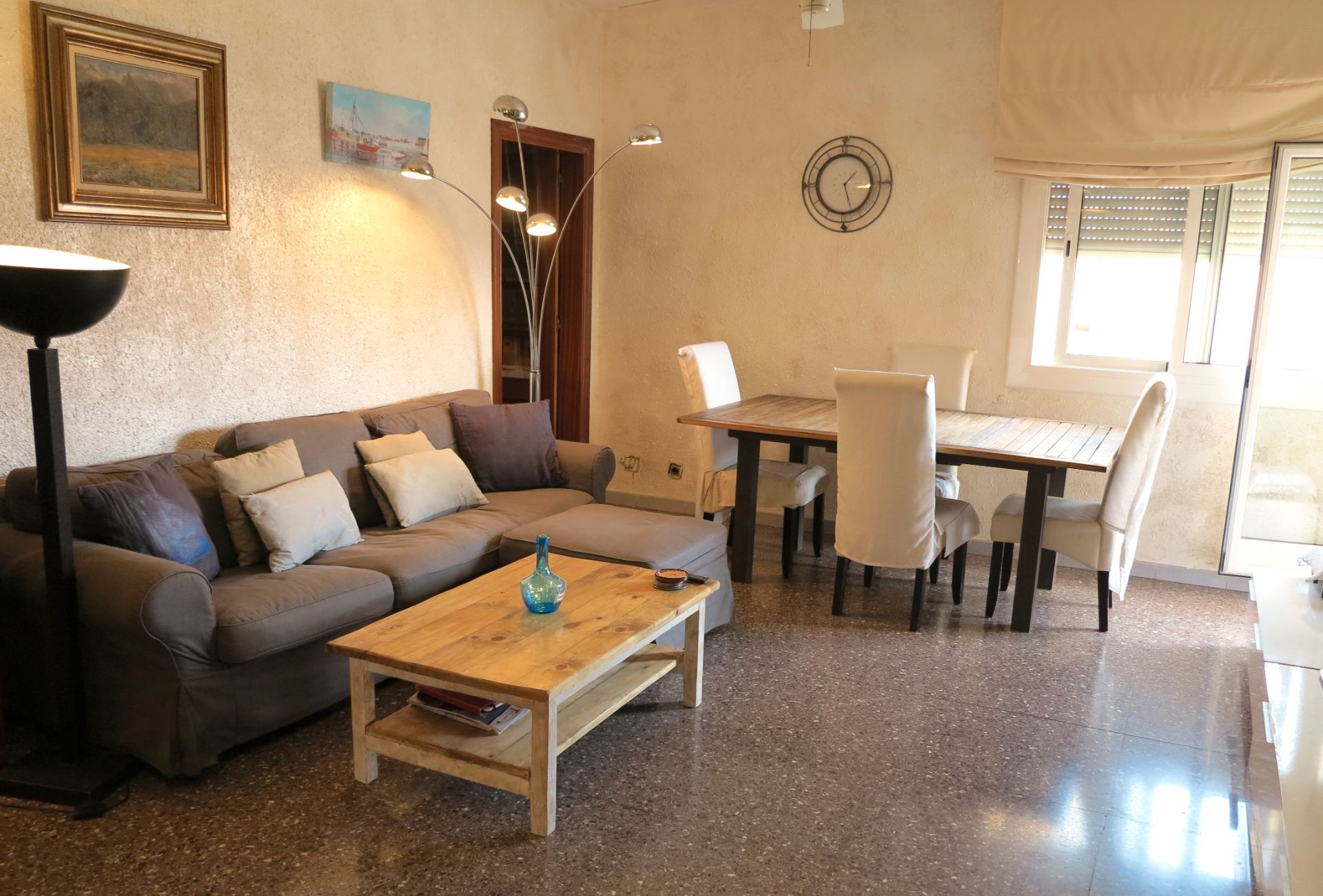 Sala de estar de Piso en venta en Esplugues de Llobregat con Aire acondicionado, Horno y Balcón