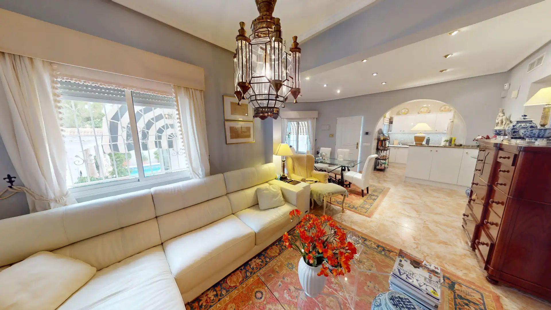 Sala d'estar de Casa o xalet en venda en Rojales amb Aire condicionat, Calefacció i Jardí privat