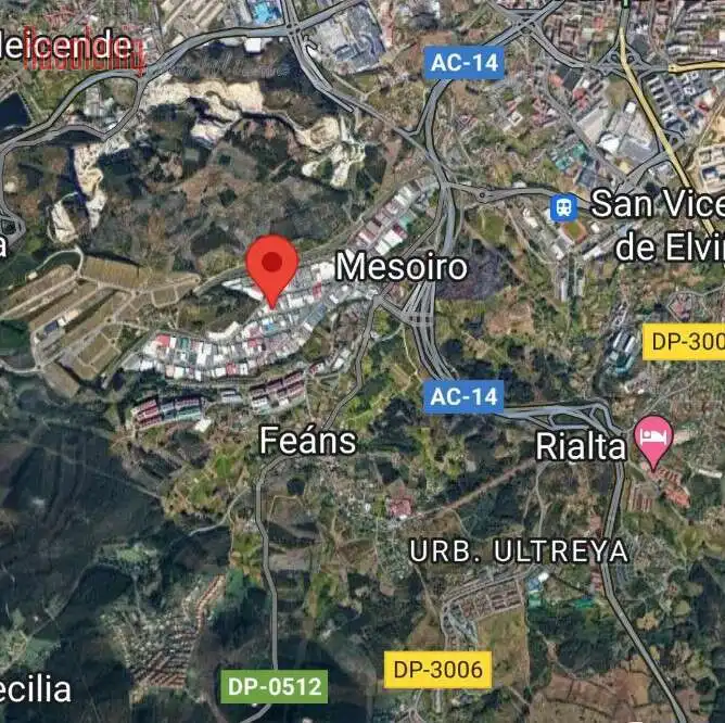 Vista exterior de Terreno industrial en venta en A Coruña Capital 
