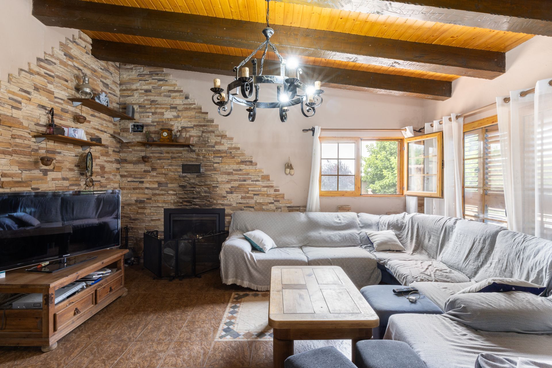 Sala de estar de Casa o chalet en venta en Torrent con Aire acondicionado, Calefacción y Jardín privado