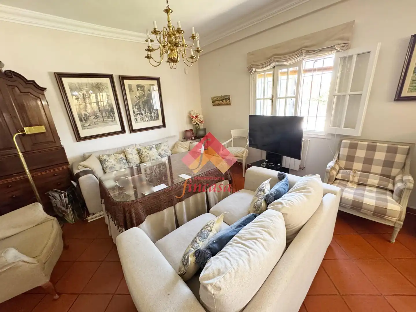 Sala de estar de Casa o chalet en venta en Ronda con Calefacción, Jardín privado y Piscina