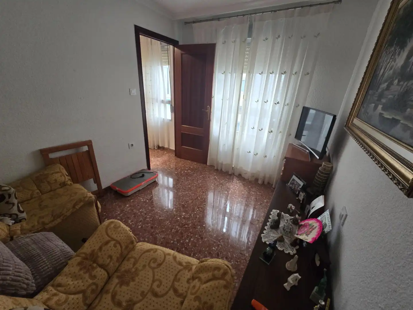 Sala de estar de Piso en venta en Valencia con Aire acondicionado y Balcón