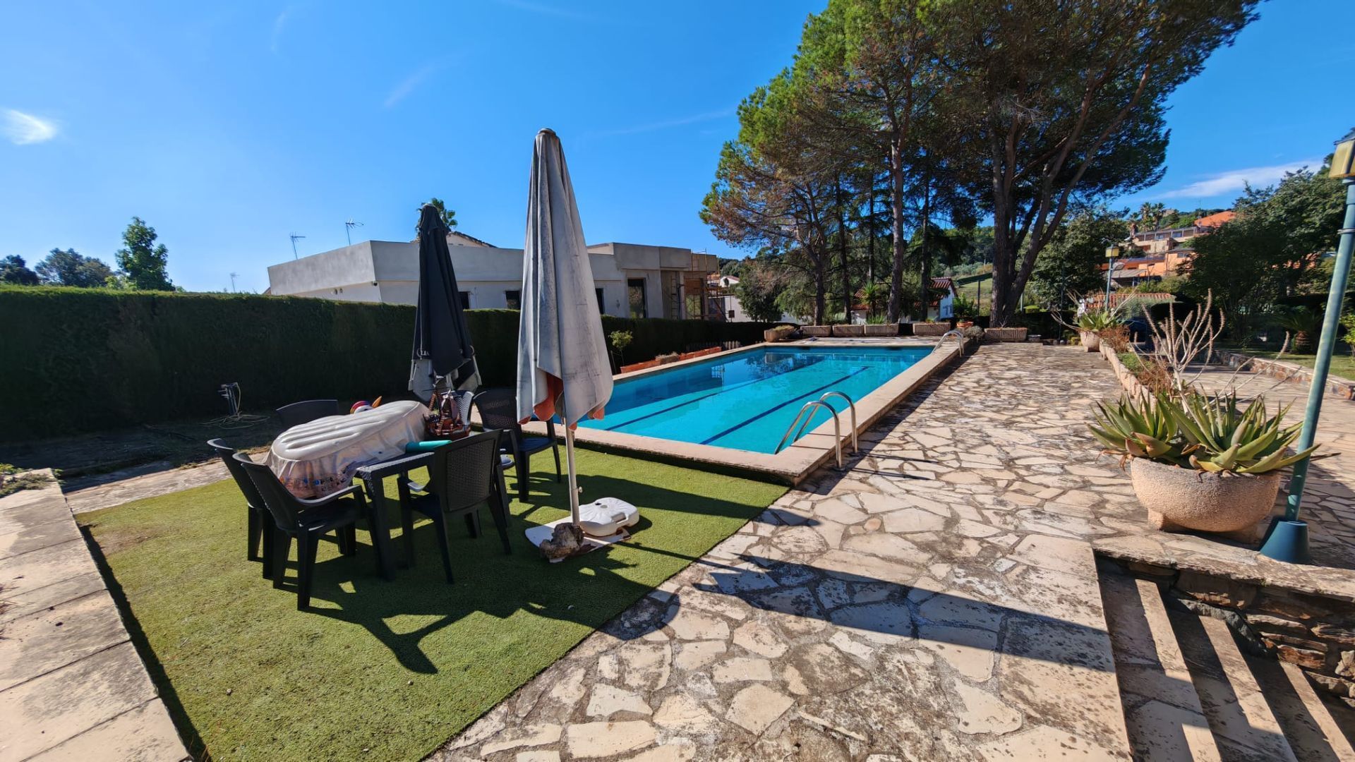 Piscina de Casa o xalet en venda en Lliçà d'Amunt amb Calefacció, Jardí privat i Terrassa