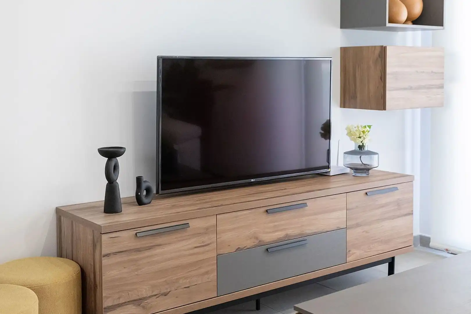 Wohnzimmer von Dachboden zum Verkauf in Pulpí mit Klimaanlage, Heizung und Privatgarten