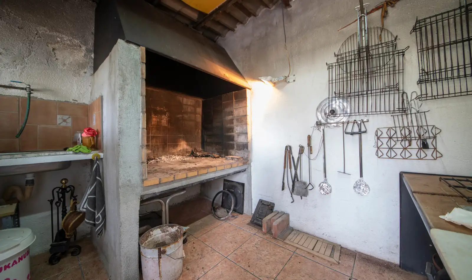 Cocina de Finca rústica en venta en Font-rubí con Calefacción, Jardín privado y Terraza
