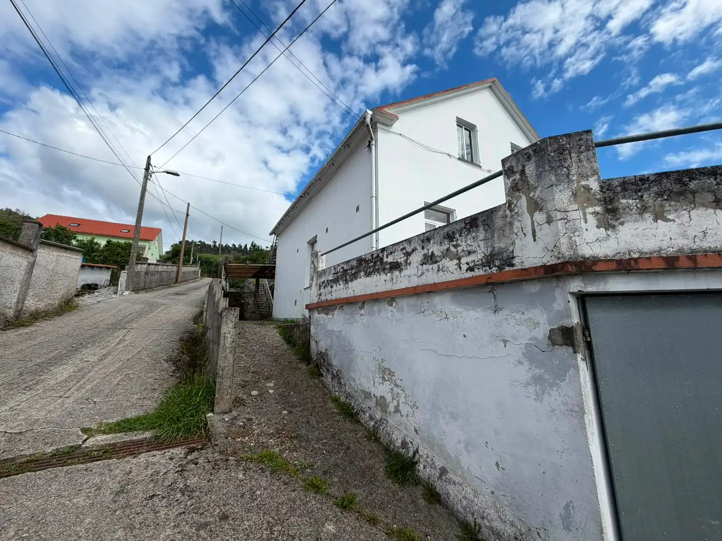Vista exterior de Casa adosada en venta en Neda con Terraza y Amueblado