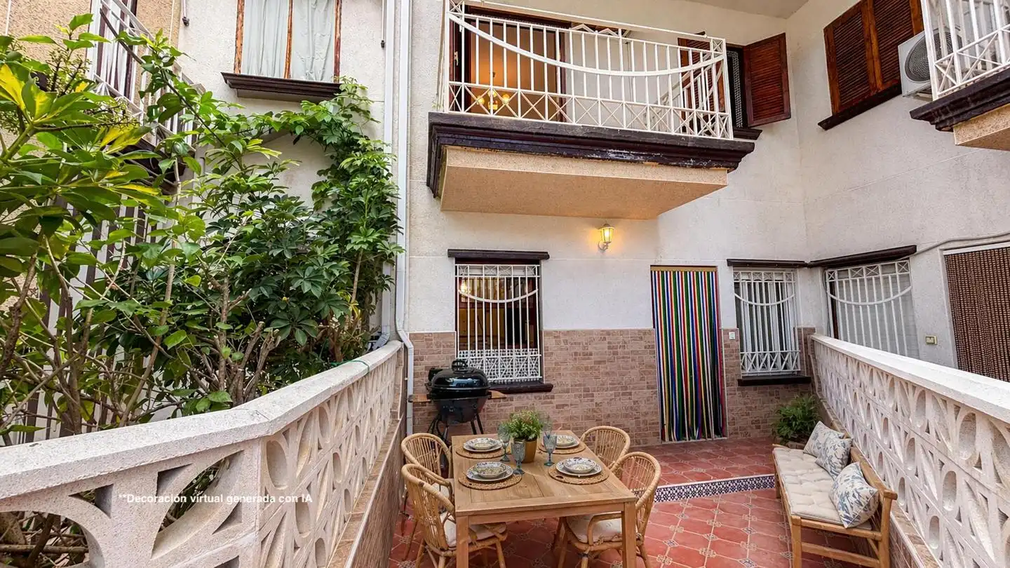 Terraza de Casa o chalet en venta en Santa Pola con Aire acondicionado, Terraza y Trastero