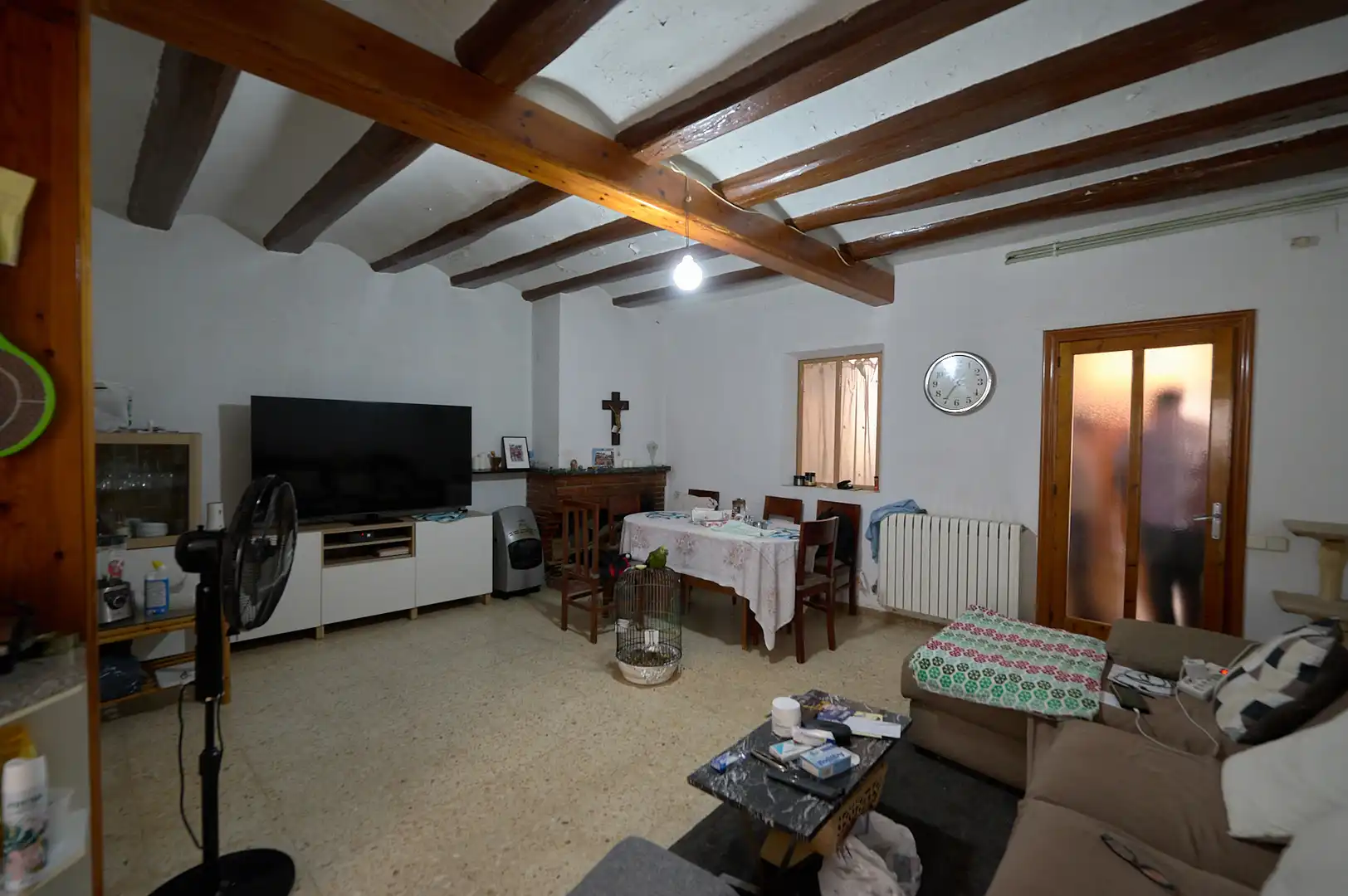 Sala de estar de Casa adosada en venta en Sentmenat con Calefacción, Jardín privado y Horno