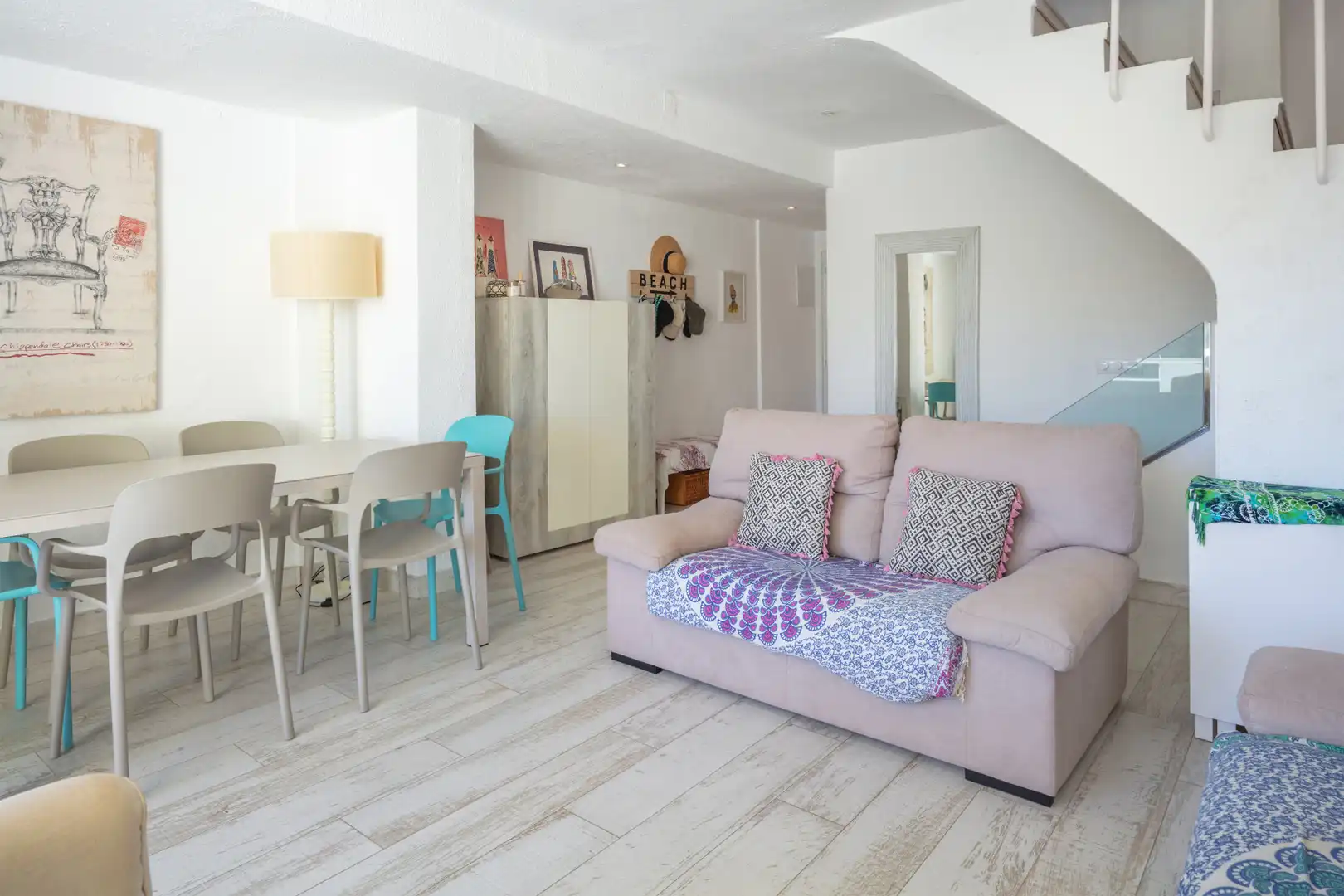 Sala d'estar de Apartament en venda en Jávea / Xàbia amb Aire condicionat i Terrassa