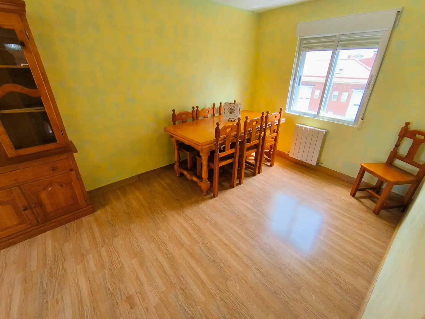 Dining room of Flat for sale in Palencia  with Heating, Parquet flooring and Terrace