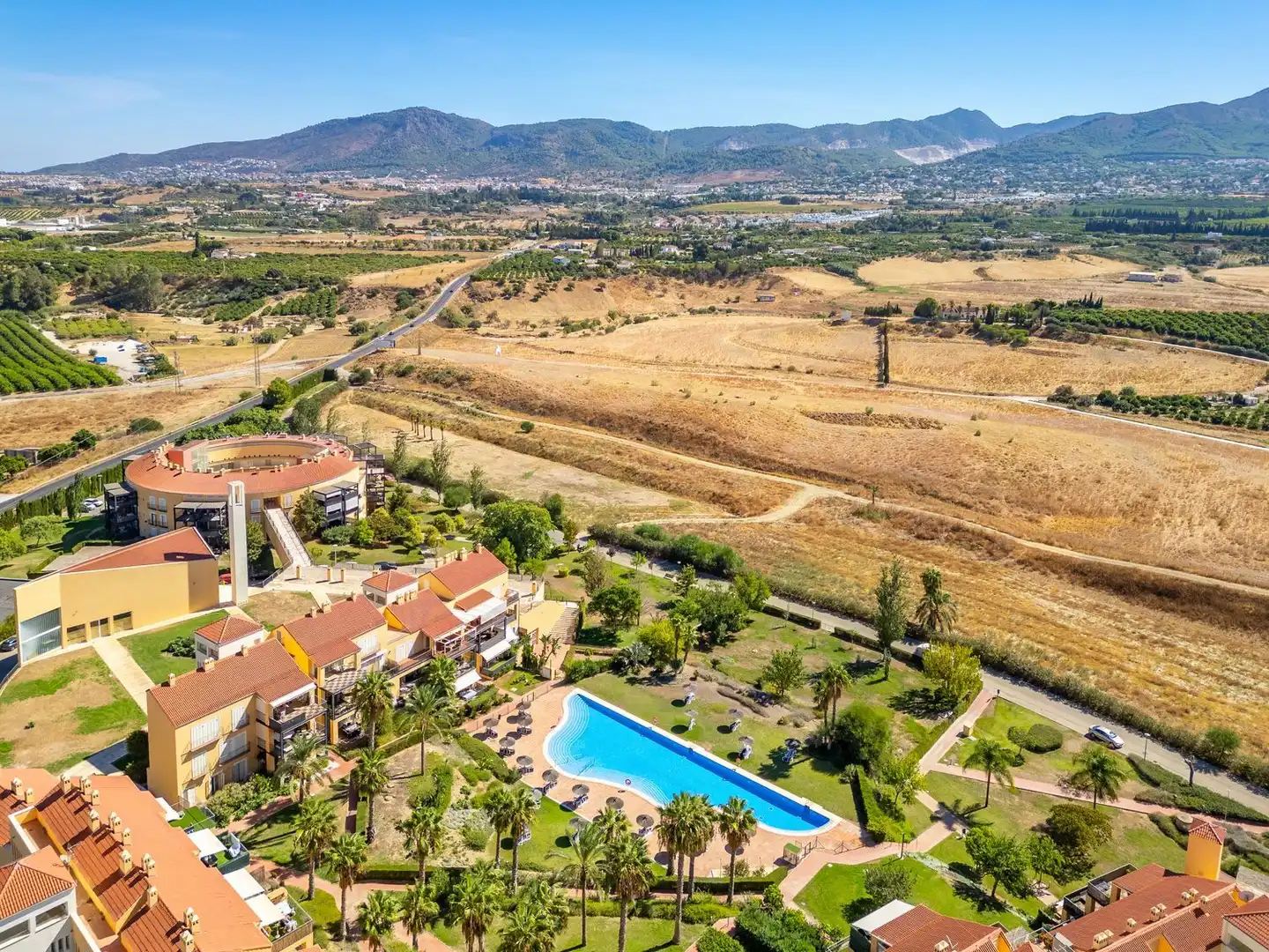 Außenansicht von Haus oder Chalet zur Miete in Alhaurín de la Torre mit Klimaanlage, Privatgarten und Terrasse