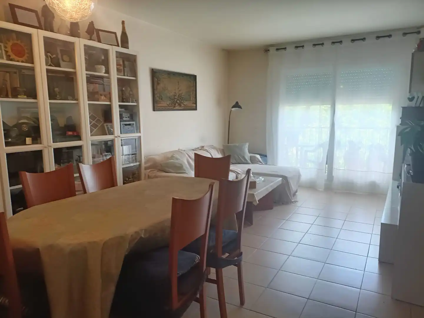 Wohnzimmer von Wohnung zum Verkauf in Santa Cristina d'Aro mit Heizung, Möbliert und Ofen