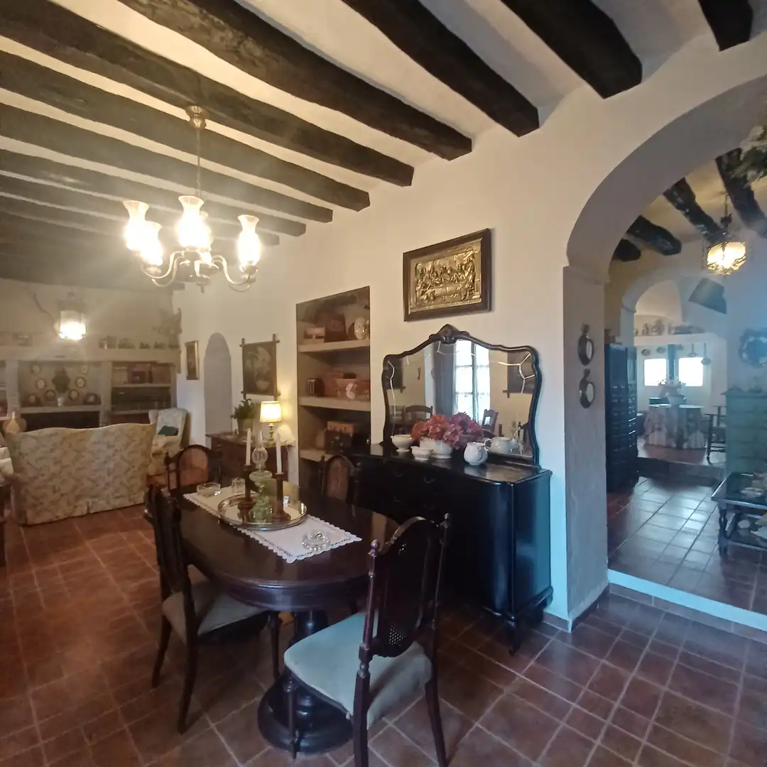 Comedor de Finca rústica en venta en Villanueva del Rosario con Jardín privado, Terraza y Trastero