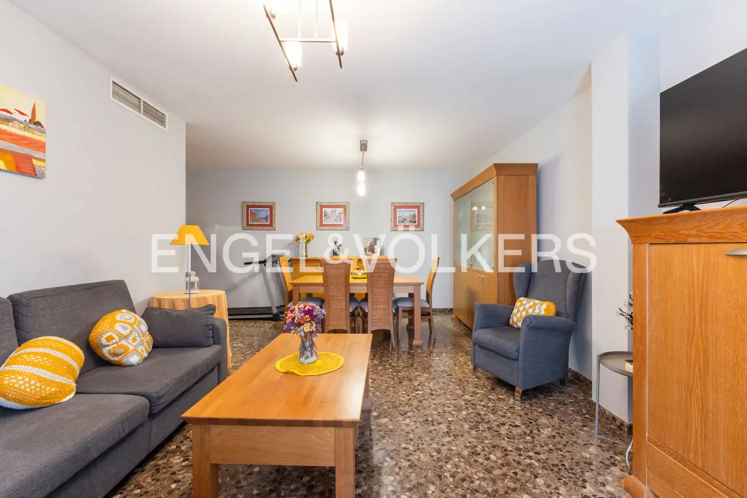 Sala d'estar de Pis en venda en  Valencia Capital amb Aire condicionat, Calefacció i Traster