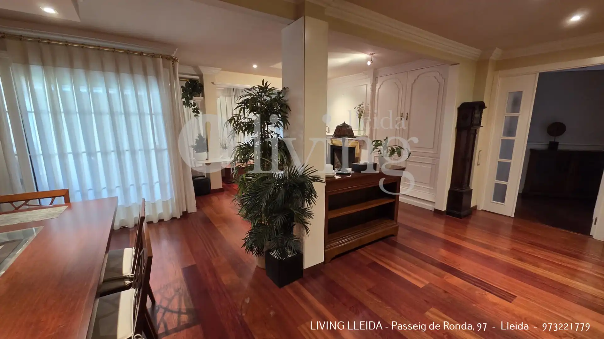 Wohnzimmer von Wohnung zum Verkauf in Lleida mit Klimaanlage, Heizung und Parkett