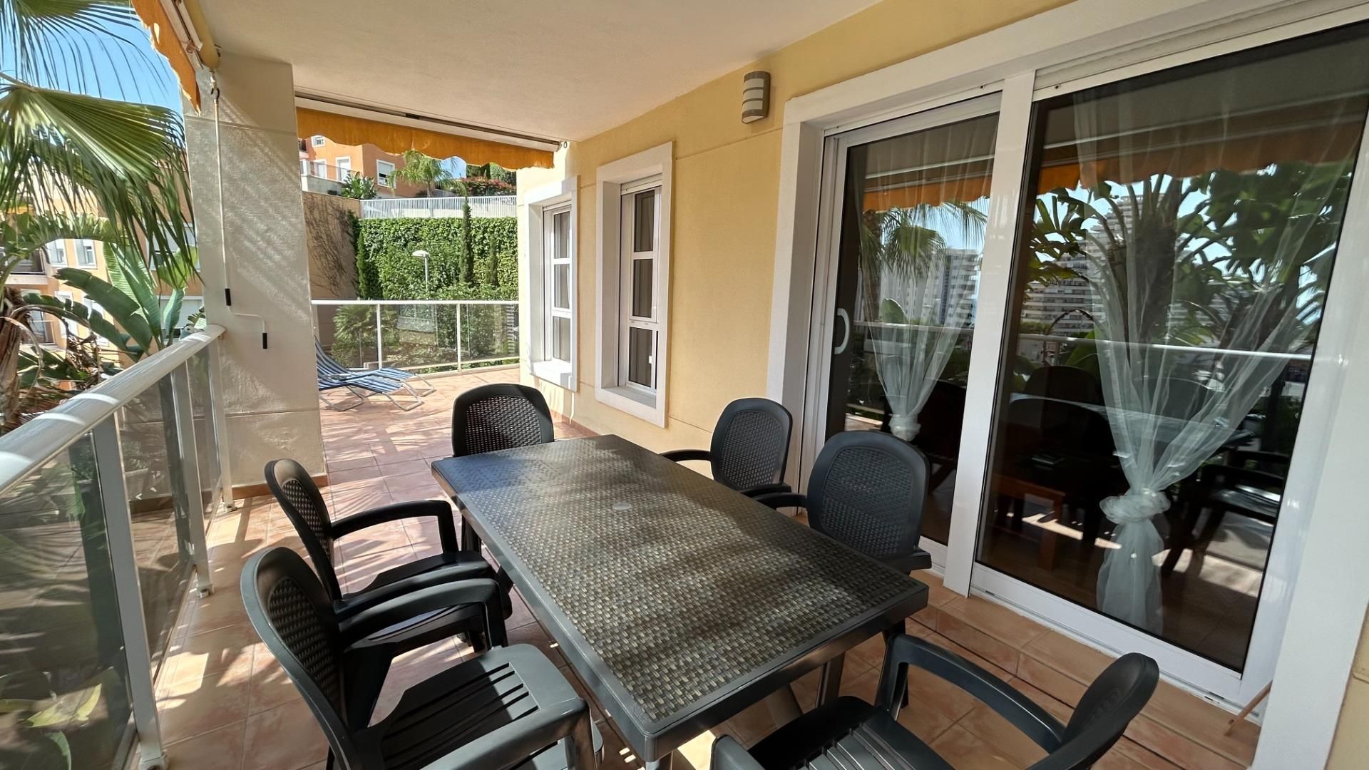 Terrace of Apartment for sale in Cullera  with Air Conditioner, Heating and Private garden