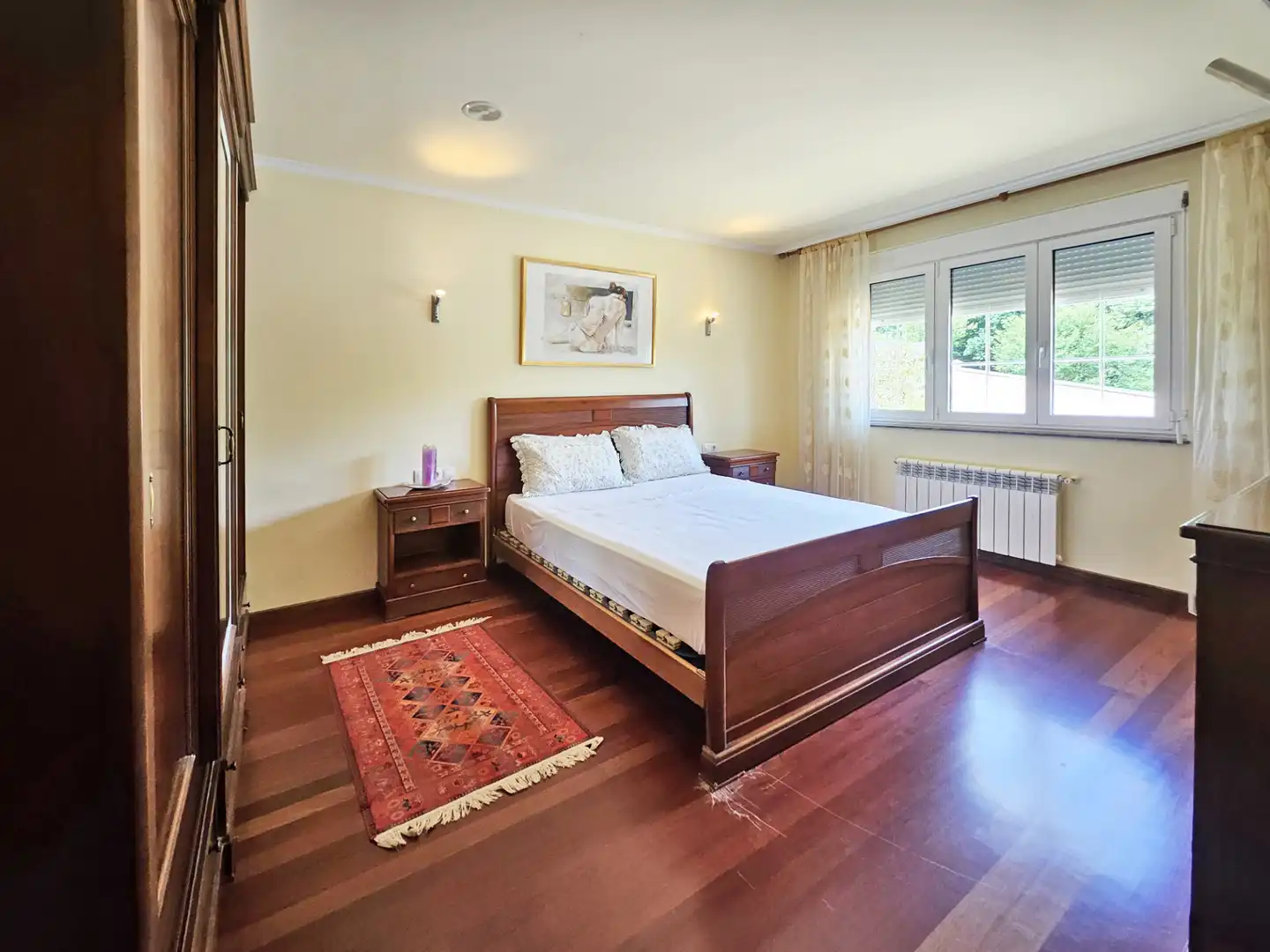 Dormitori de Casa o xalet en venda en Coristanco amb Calefacció, Jardí privat i Parquet