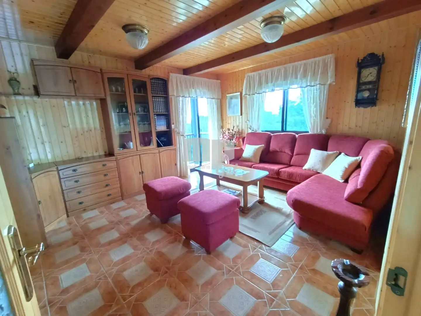 Sala de estar de Casa o chalet en venta en Redondela con Calefacción, Jardín privado y Trastero