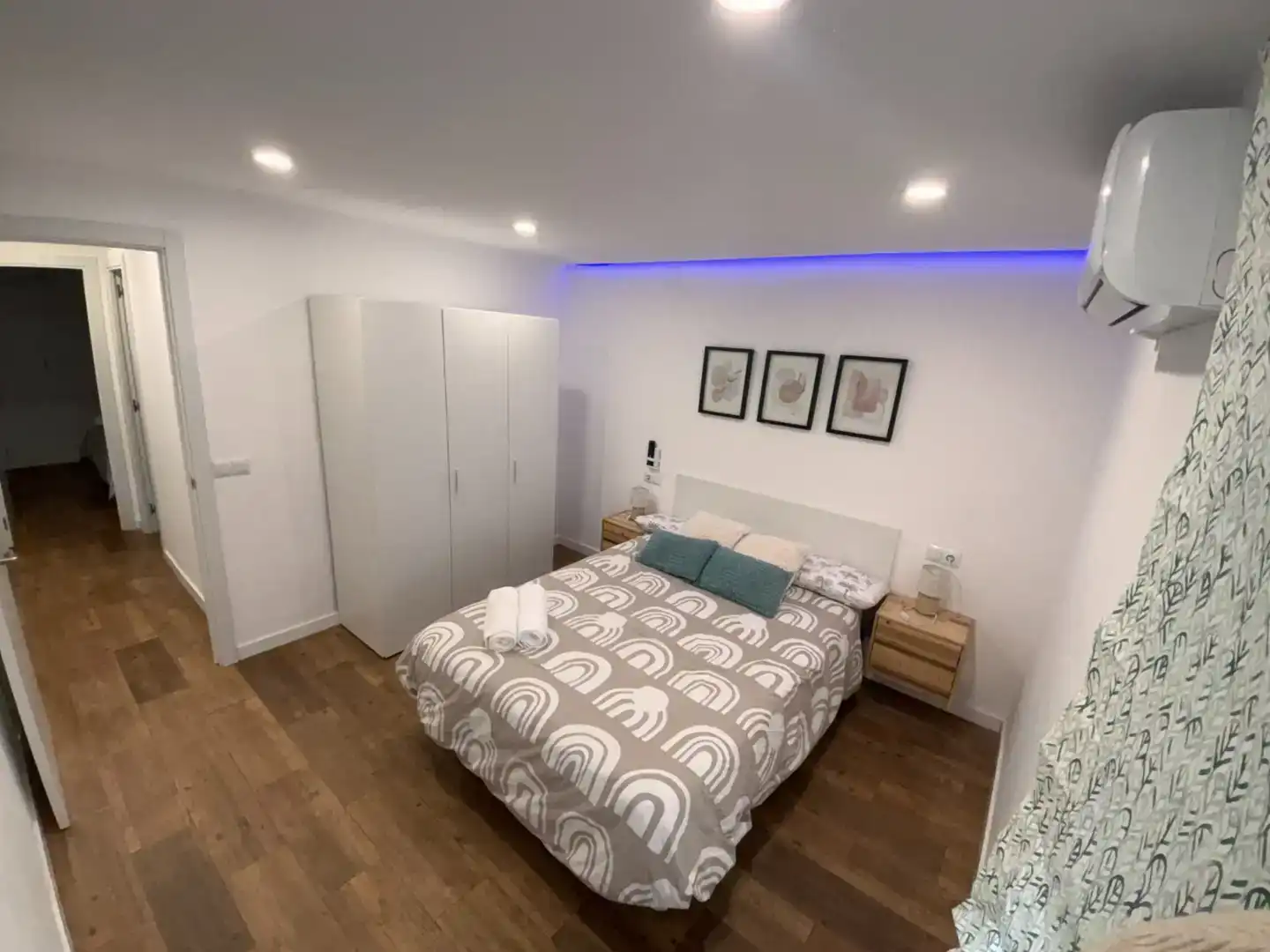 Schlafzimmer von Wohnung zur Miete in Vila-seca mit Klimaanlage und Balkon