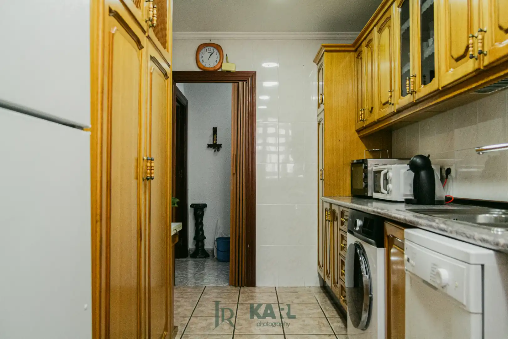 Cocina de Piso de alquiler en Málaga con Aire acondicionado, Calefacción y Jardín privado