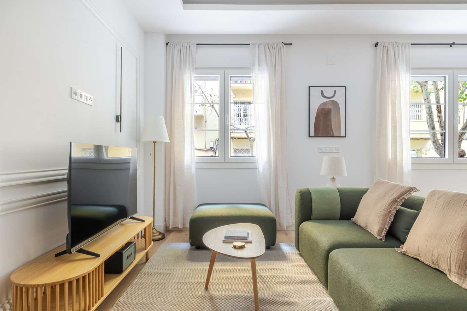 Sala d'estar de Apartament per a compartir en  Madrid Capital amb Aire condicionat i Terrassa