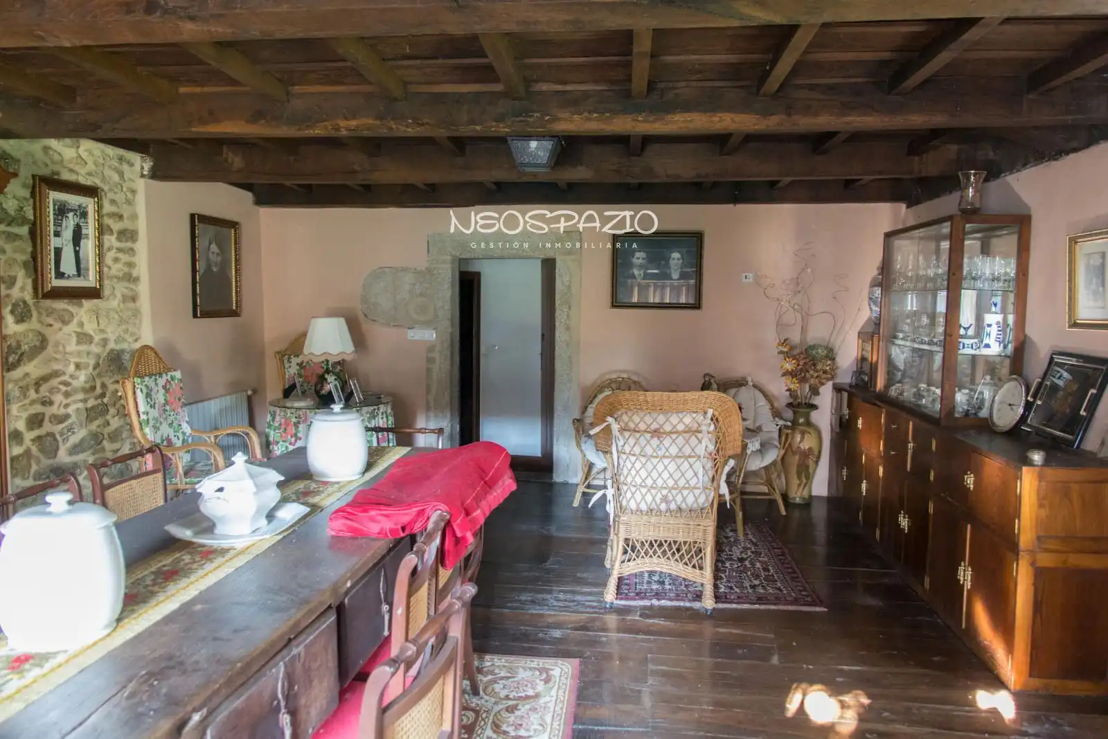 Esszimmer von Haus oder Chalet zum Verkauf in Monterroso mit Heizung und Möbliert