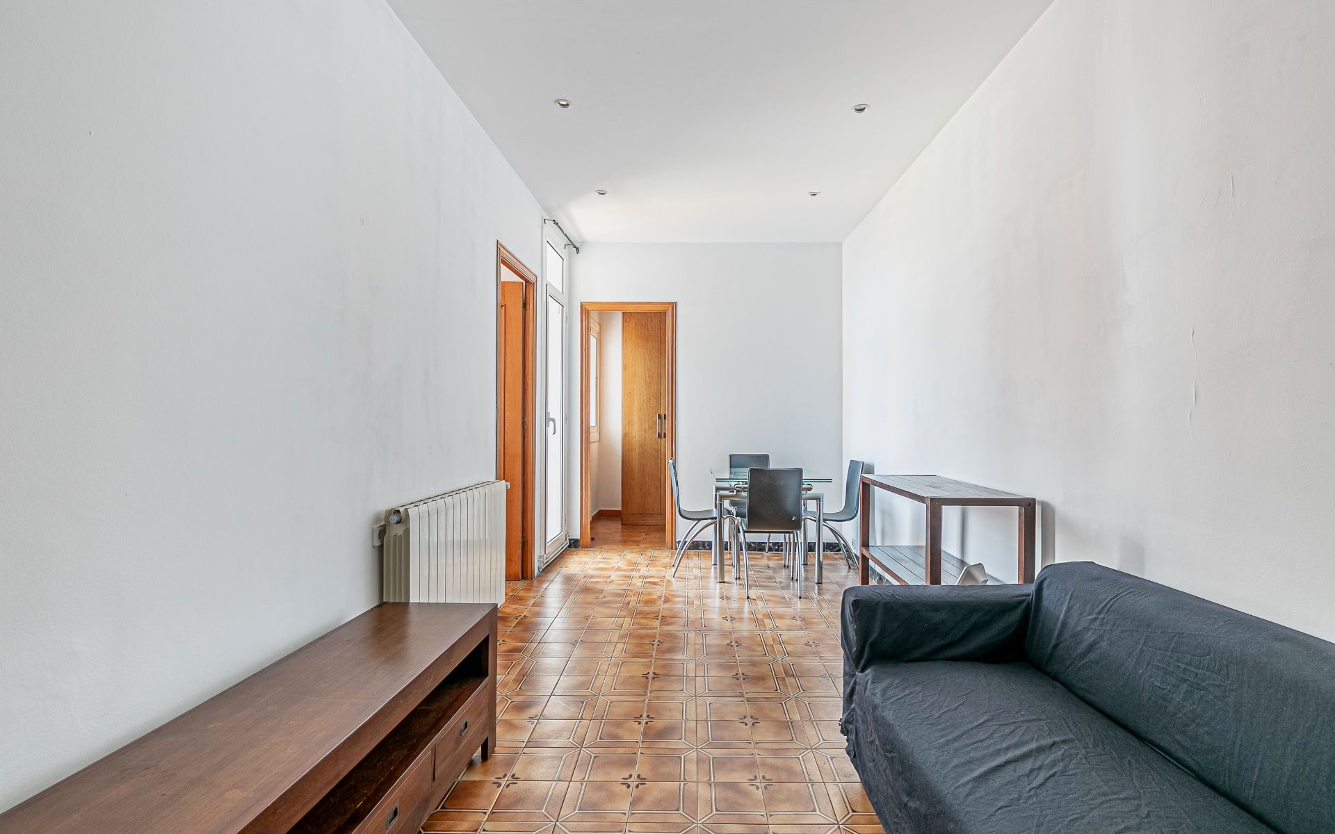 Sala de estar de Ático en venta en  Barcelona Capital con Calefacción y Amueblado