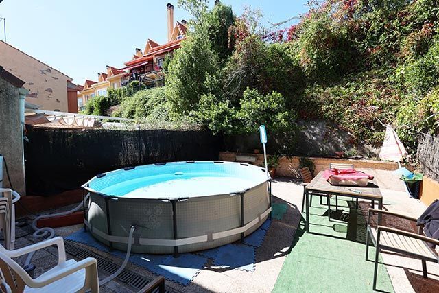 Piscina de Casa o xalet en venda en San Lorenzo de El Escorial amb Calefacció, Jardí privat i Terrassa