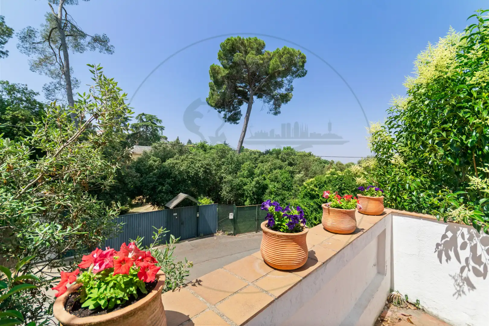 Garden of Houses for sale in Sant Cugat del Vallès  with Heating, Private garden and Parquet flooring