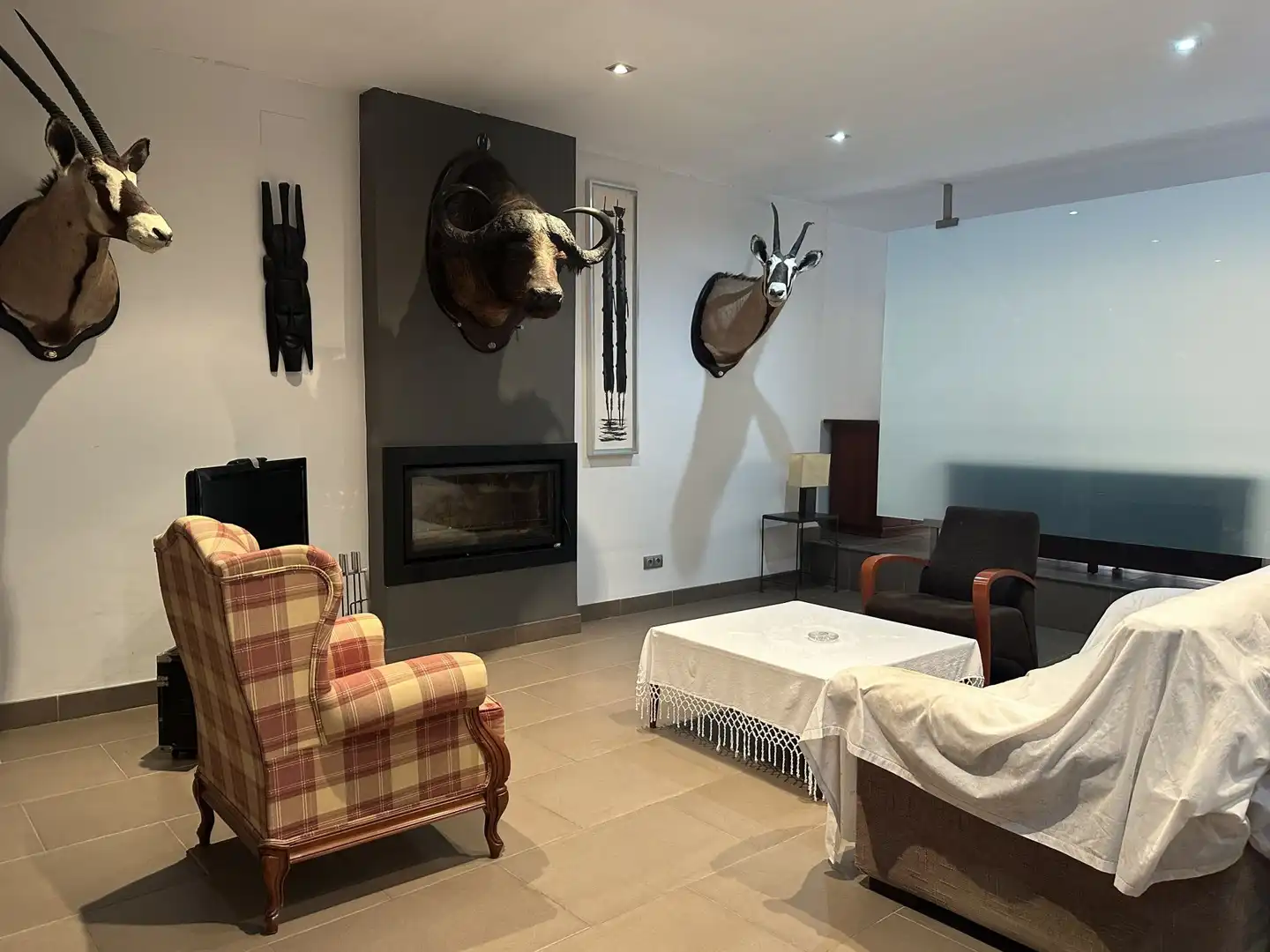 Sala de estar de Finca rústica en venta en Aielo de Malferit con Calefacción, Terraza y Piscina