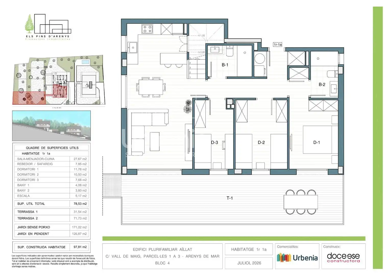 Penthouse with pool for sale in Zona alta, imagen 9