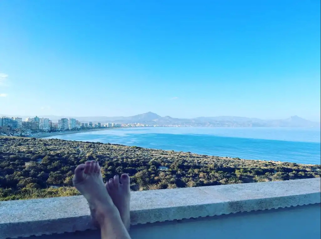 Vista exterior de Piso de alquiler en Alicante / Alacant con Aire acondicionado, Terraza y Amueblado