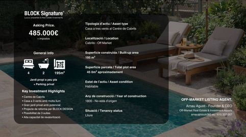 Foto 2 de Casa o chalet en venta en Cabrils, Barcelona