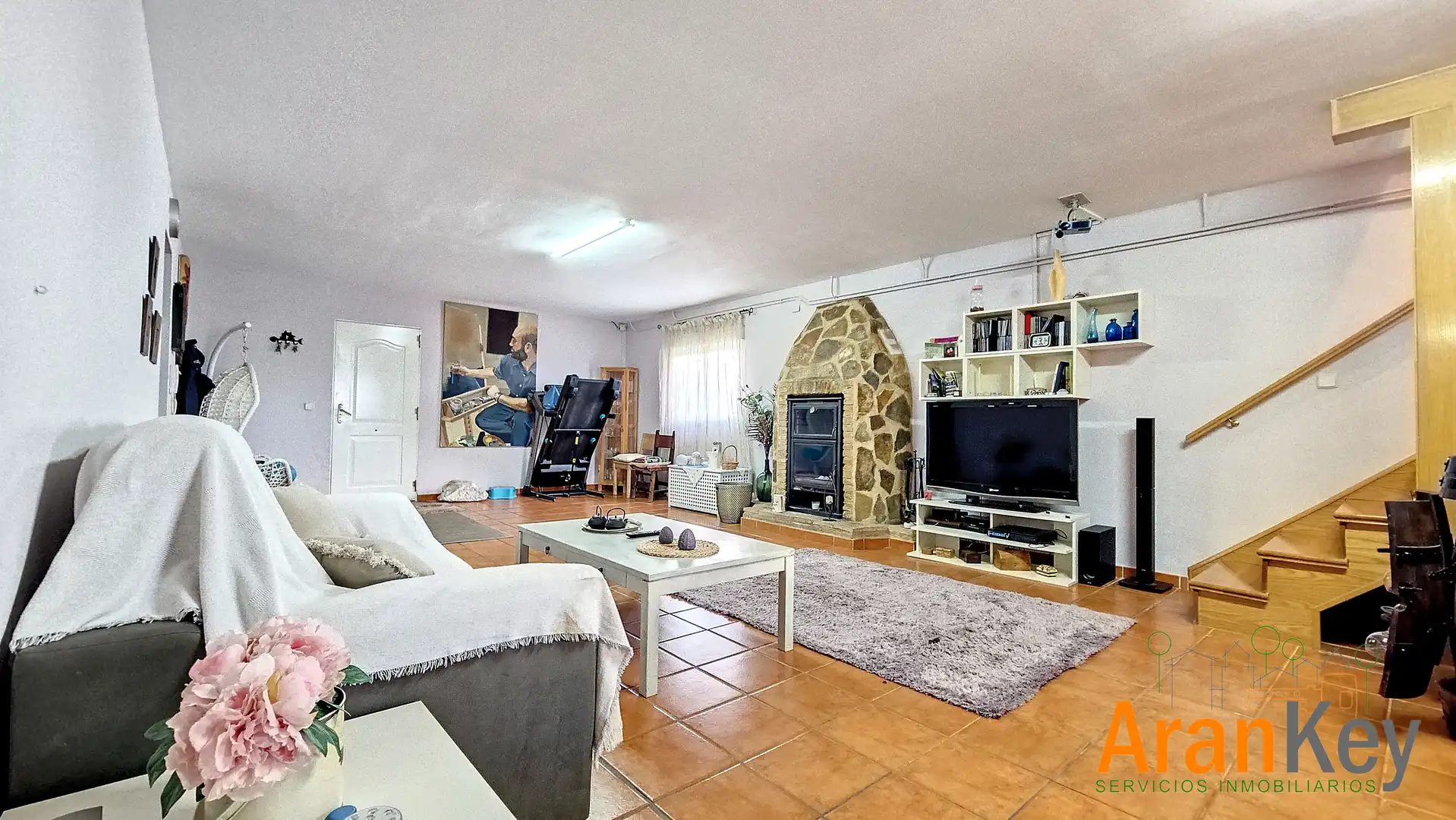 Sala d'estar de Casa o xalet en venda en Colmenar de Oreja amb Aire condicionat, Calefacció i Jardí privat