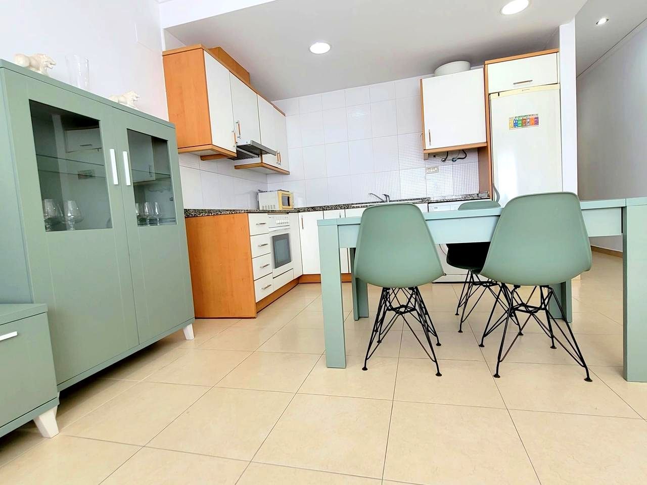 Cocina de Apartamento de alquiler en Gandia con Amueblado
