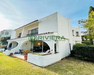 Exterior view of Single-family semi-detached for sale in Mijas  with Air Conditioner and Terrace