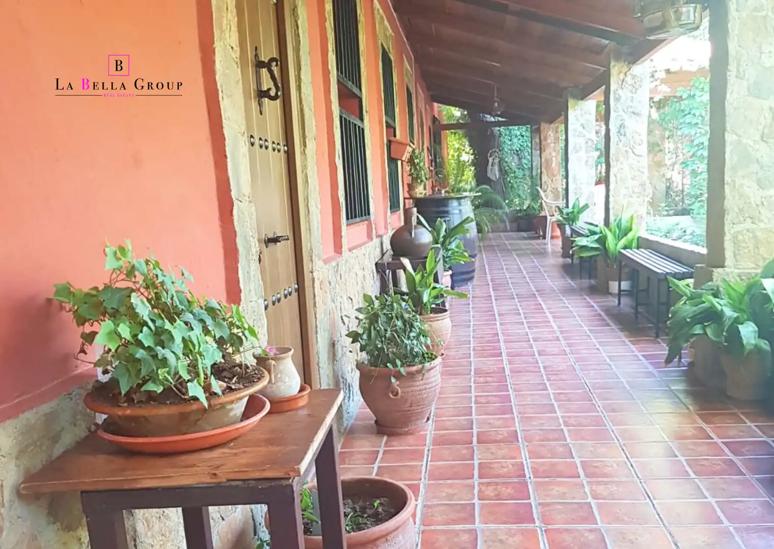 Terrassa de Finca rústica en venda en Santa Cruz de Mudela amb Aire condicionat, Jardí privat i Terrassa