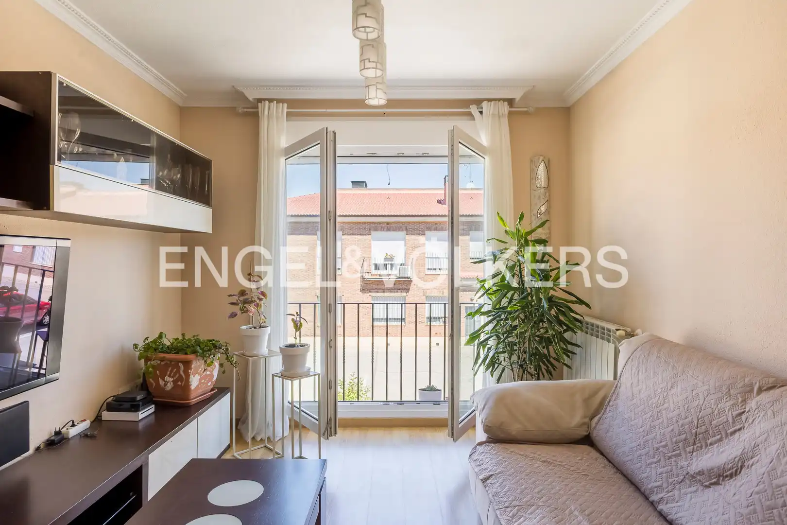 Balcony of Flat for sale in Meco  with Air Conditioner, Heating and Parquet flooring