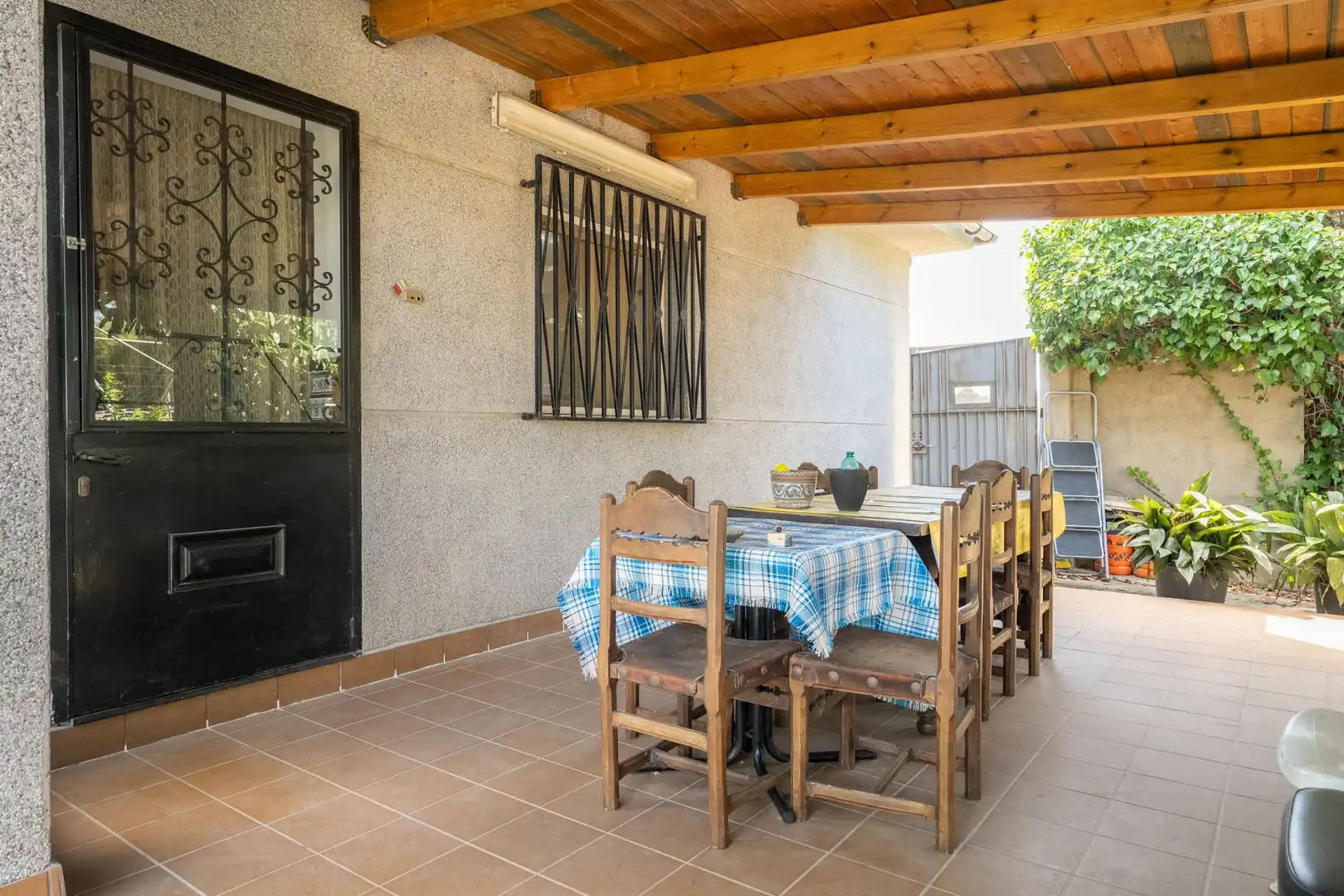 Terraza de Finca rústica en venta en Riudoms con Calefacción y Jardín privado