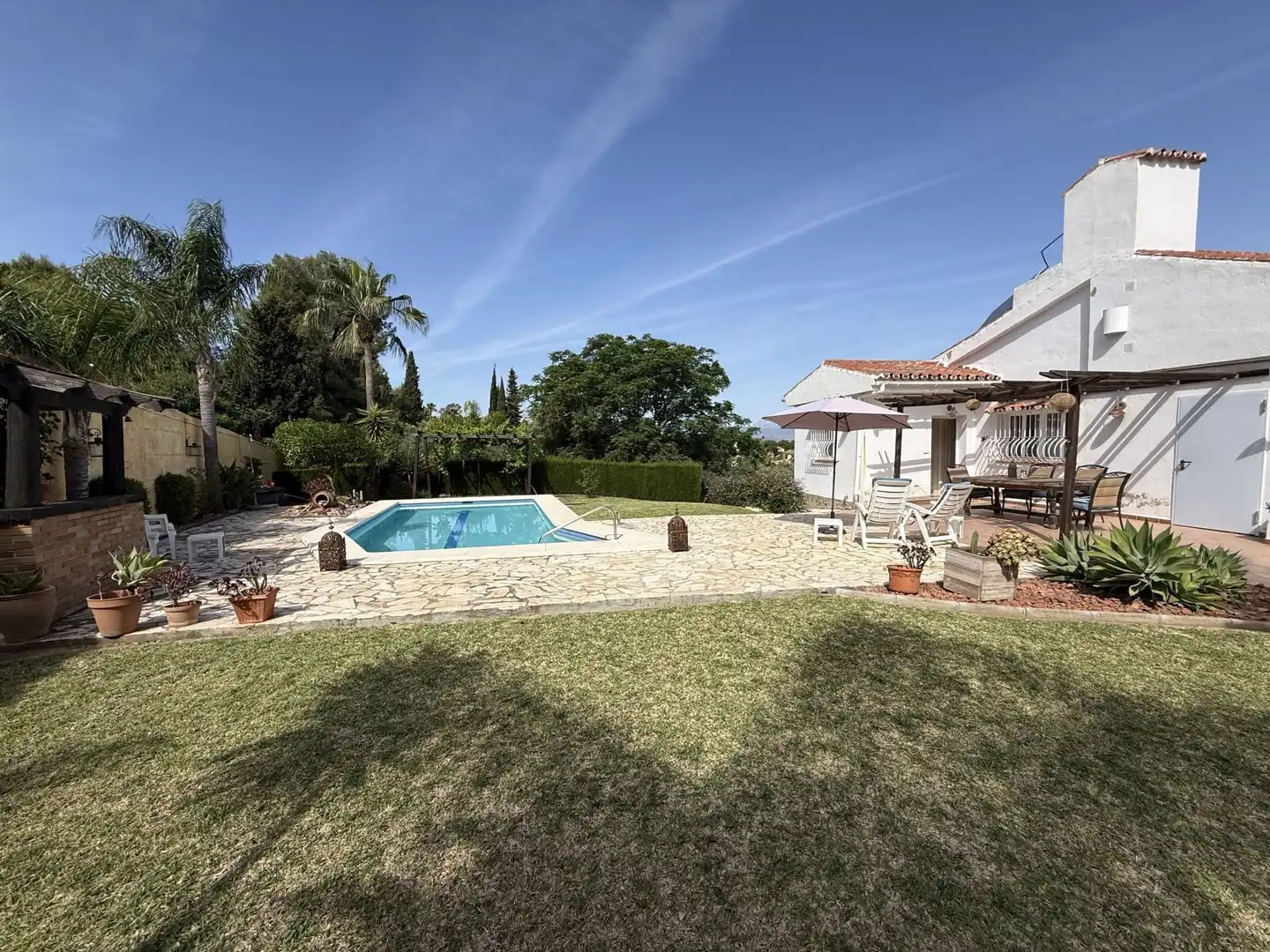 Garden of Country homes for sale in Alhaurín El Grande  with Air Conditioner, Storage room and Swimming Pool