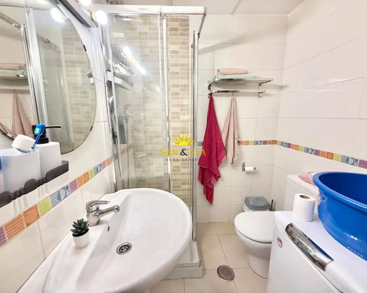 Bathroom of Apartments for rent in Murcia  with Air Conditioner, Heating and Furnished
