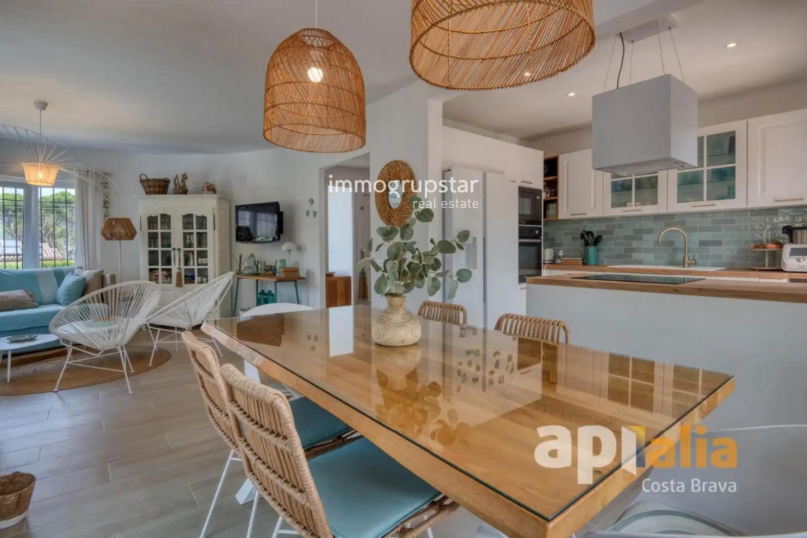 Comedor de Casa o chalet en venta en Calonge i Sant Antoni con Calefacción, Terraza y Piscina