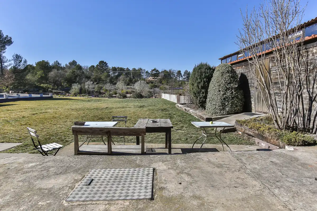 Terrace of Country homes for sale in Aguilar de Segarra  with Heating, Swimming Pool and Internet